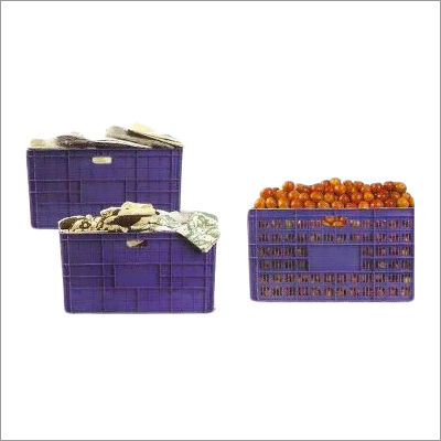 Blue Super Jumbo Plastic Crates