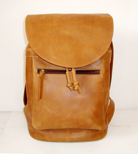Casual Leather Backpack