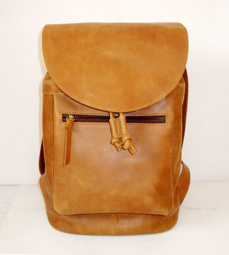 Casual Leather Backpack