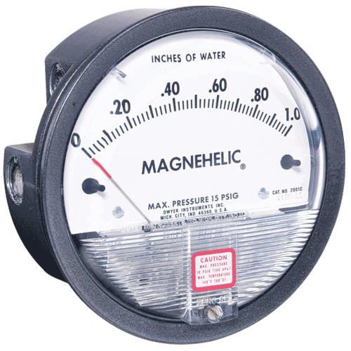 Dwyer USA Magnehelic Gauges 0 To 25 Inch WC