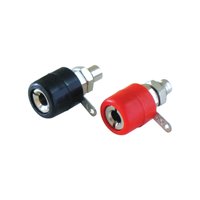 Brass Banana Socket - Brass Material, 30v Rated Voltage, Black & Red Color | Designed For Commercial Use, High-performance Banana Socket