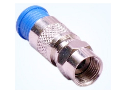 TATA Sky Connector - Brass Material Silver Color Painted Surface Finish | Durable and Reliable Connection for Optimal Performance