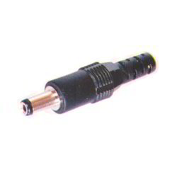 DC Plug (DLX) - Rated Voltage 12V, Silver & Black Color | Ideal for Commercial Use, Durable DC Plug Design