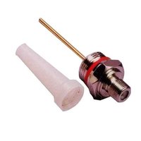 Brass Plug To F Socket Adapter - Brass Material, Rated Voltage 220v | Industrial Use, White & Silver Color