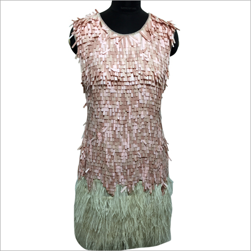 Round Neck One Piece Dress