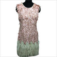 Round Neck One Piece Dress