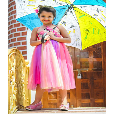 Pink Kids Cotton Dresses