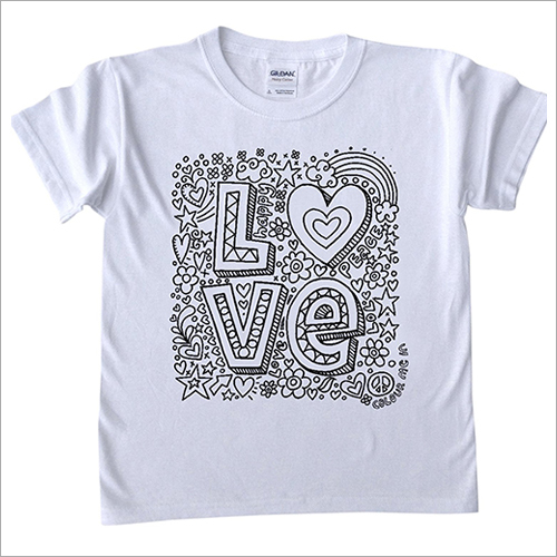 Kids Printed Without Collar T Shirt
