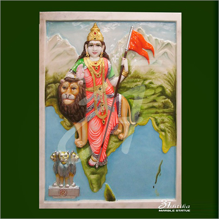 Marble Bharat Mata Statue
