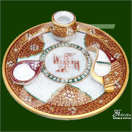 Marble Pooja Thali
