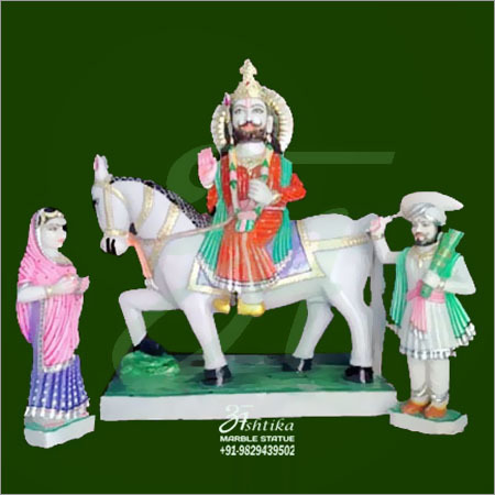 Marble Ramdev Baba Statue