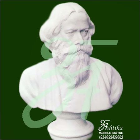 Marble Rabindranath Tagore Statue