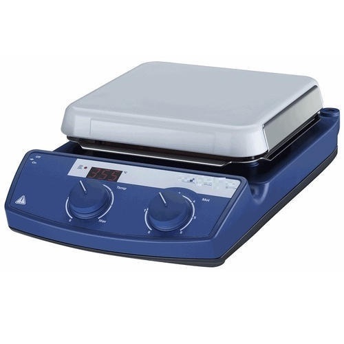 Silver And Blue Laboratory Hot Plate