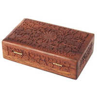 Floral Design Wooden Box