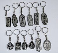 Designer Metal Keyring - Metal Material, Silver Color | Professional Indian Style With Letter Theme Design