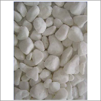 Coarse White Tumbled Pebble