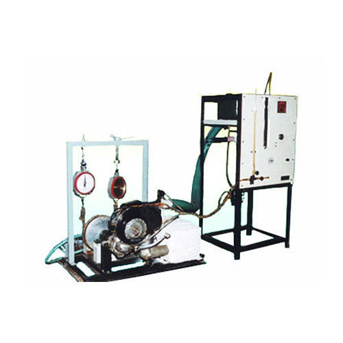 White & Black Single Cylinder Four Stroke Petrol Engine Test Rig