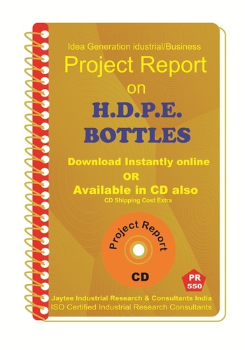 H.D.P.E Bottles Manufacturing Project Report eBook - High-Density Polyethylene, 100+ Pages | Detailed Analysis, Cost Estimates, Market Research, Manufacturing Guide