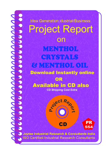 Menthol Crystals and Menthol Oil Manufacturing eBook