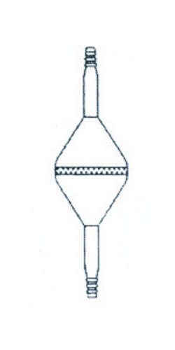 Tubes Sealed With Reduced Ends With Sintered Disc