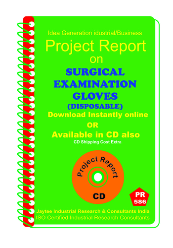 Surgical Examination Gloves (Disposable) manufacturing eBook
