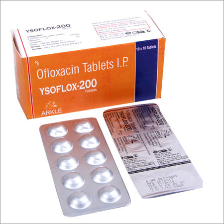 Ofloxacin Tablets - 200mg Composition, 10x10 Tablet Packaging | Antibiotic for Bacterial Infections as per Physician's Prescription