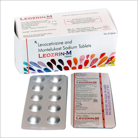 Montelukast Sodium 10mg Wirh Levocetrizine 5 mg Tablets