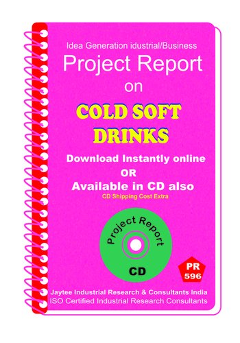 Cold Soft Drinks Manufacturing Project Report eBook