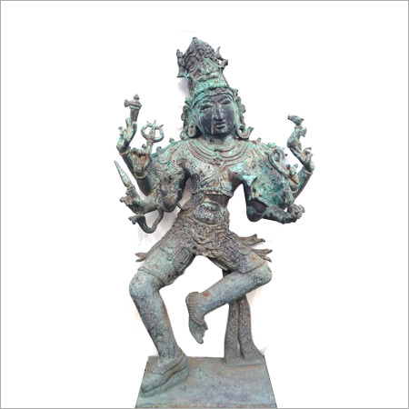 Metal Shiva Dance (Antique Panchalogam) Statue