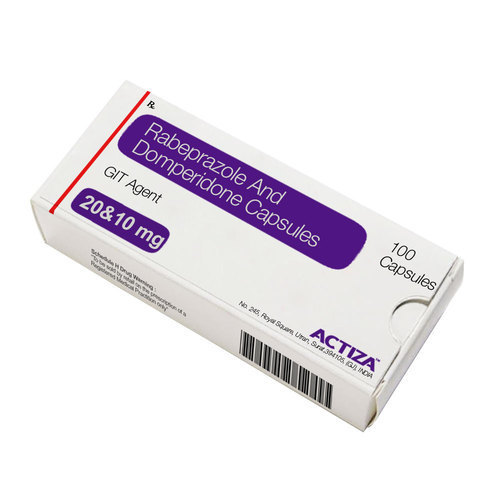 Rabeprazole And Domperidone Tablets - 20mg/10mg Dosage, Antacid and Anti-Nausea Relief