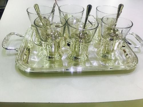 Six Glass With Tray Set Corporate Gift