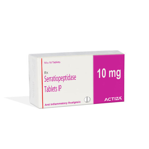 Serratiopeptidase Tablets - Pain Relief And Anti-Inflammatory | Highly Effective Analgesic For Migraine, Arthritis, And Chronic Pain