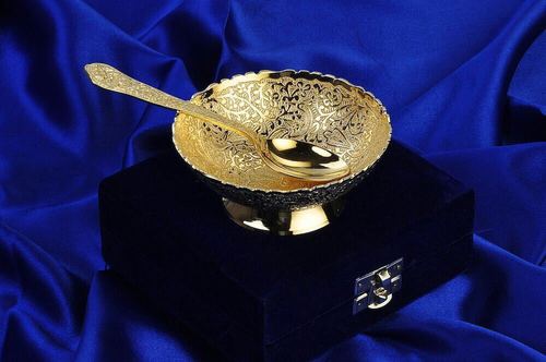 Gold Plated Corporate Gift Bowl