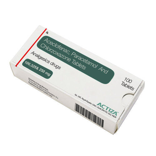 Aceclofenac Paracetamol And Chlorzoxazone Tablet