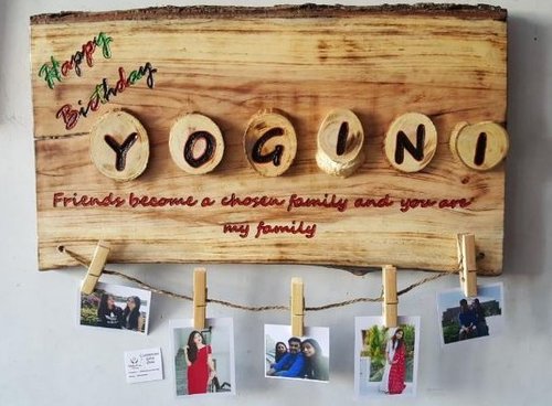 Personalized Wooden photo collage
