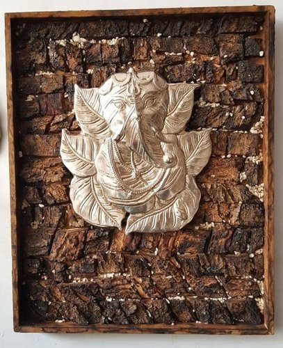 Decorative Wooden Ganesh Frame By SHILPACHARYA HANDICRAFTS