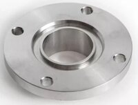 Monel Flanges - Uns N05500, Silver Round Shape | Durable Corrosion-resistant Metal Flanges