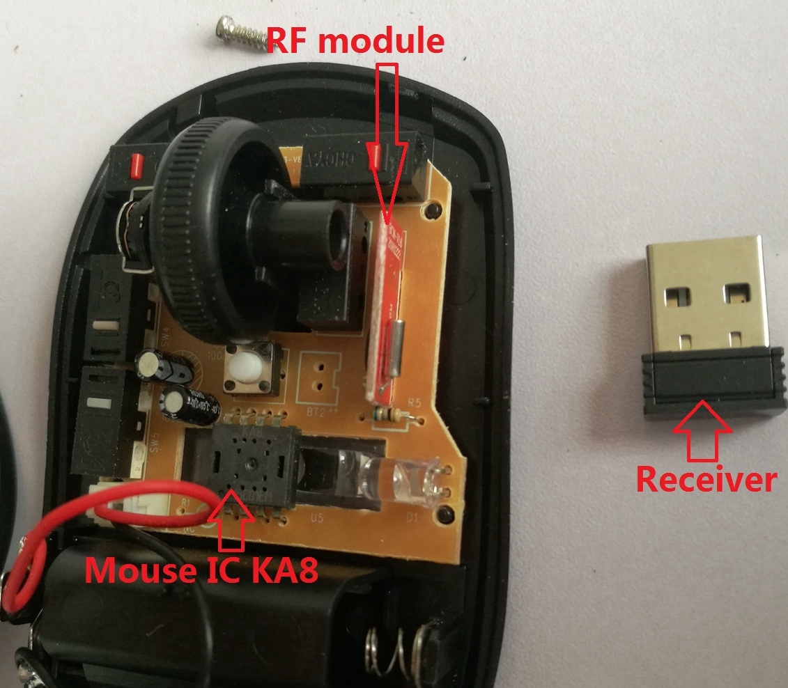 Wireless Mouse IC Optical sensor KA8 DIP8L