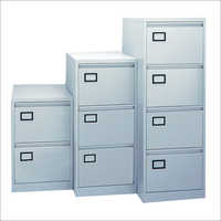 Vertical Filing Cabinets - Steel, Varied Sizes , Grey Color, Heavy Duty Weight Capacity, 2-5 Standard Drawers, Pre-assembled Design