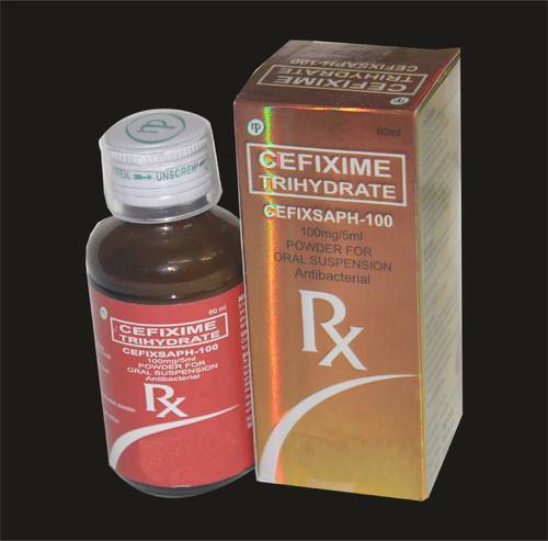 100mg Cefixime Oral Suspension