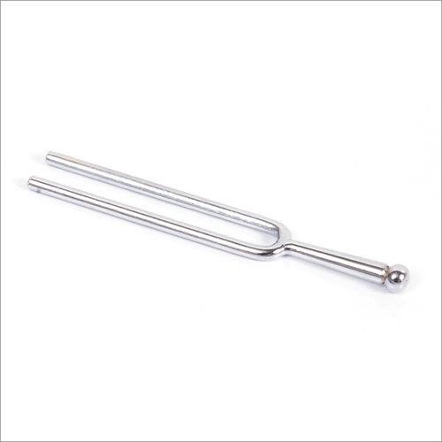 Silver Tuning Fork Steel With Ball End