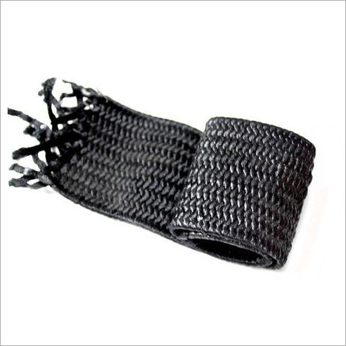 Black Braided Ribbon Woven Elastic