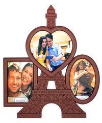 Wall Hanging Eiffel Tower With Family Photo Frames