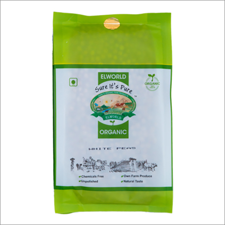 Organic White Peas - Dried Green Peas, Organic Certified, High Fiber, Nutrient Rich, Bulk Packaging