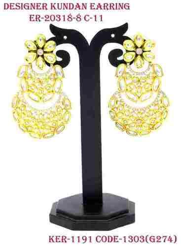 Stylish Delicate Design Vilandi Kundan Earring