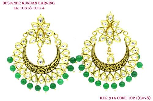 Ethnic & Delicate Designer Kundan Earring Gender: Women