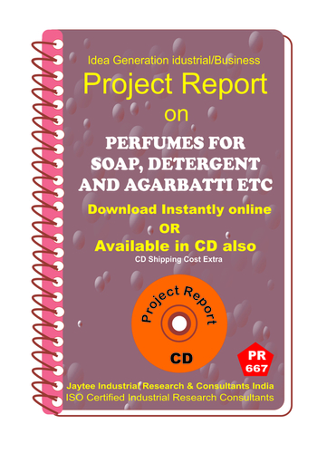 Perfumes for soap, detergent Agarbatti etc manufacturing eBook
