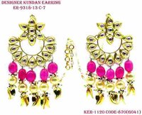 Ethnic & Delicate Designer Kundan Earring