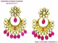 Vilandi Kundan Earrings ( Imitation Jewelry )