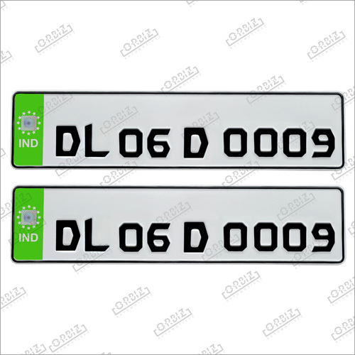 Green Batman Number Plates